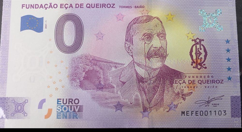 Nota de 0€ portuguesa e estrangeiro