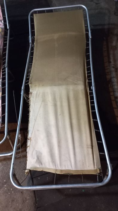 Раскладушки ссср, алюминиевые 2шт.