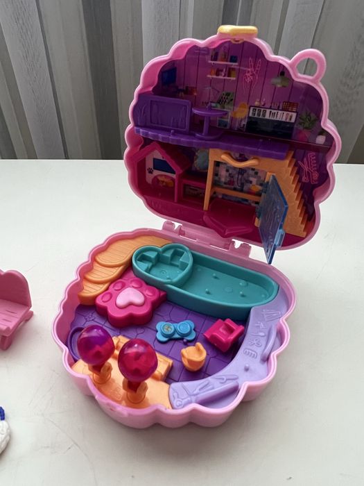 Polly pocket лялечки тваринки аксесуари одяг меблі