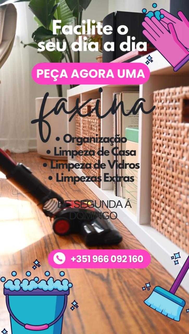 Faço faxina - serviços de limpeza