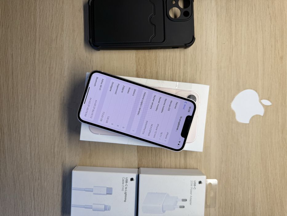 iPhone 13 mini 128gb różowy bateria 100% komplet
