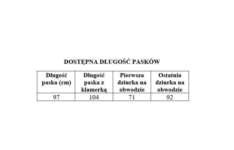 Skórzany pasek damski z ozdobna klamrą kokarda kokardka granatowy PL