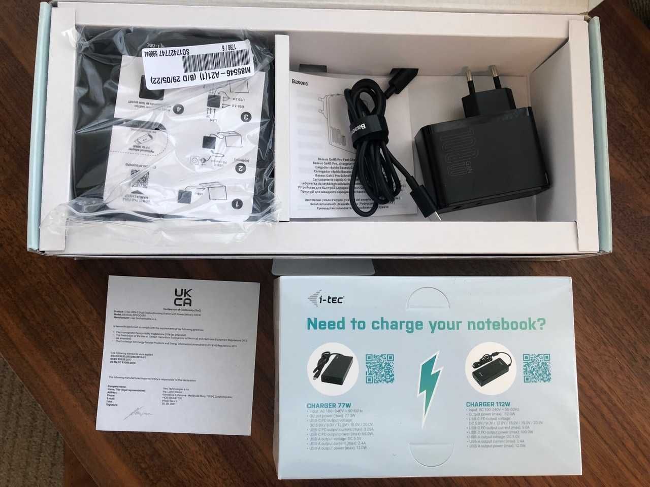 Nowa !! - Stacja dokująca G4 Thunderbolt4 120W plus zasilacz