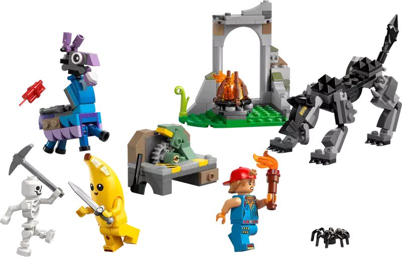 LEGO Fortnite Skórek i Iskra oraz obóz 77075