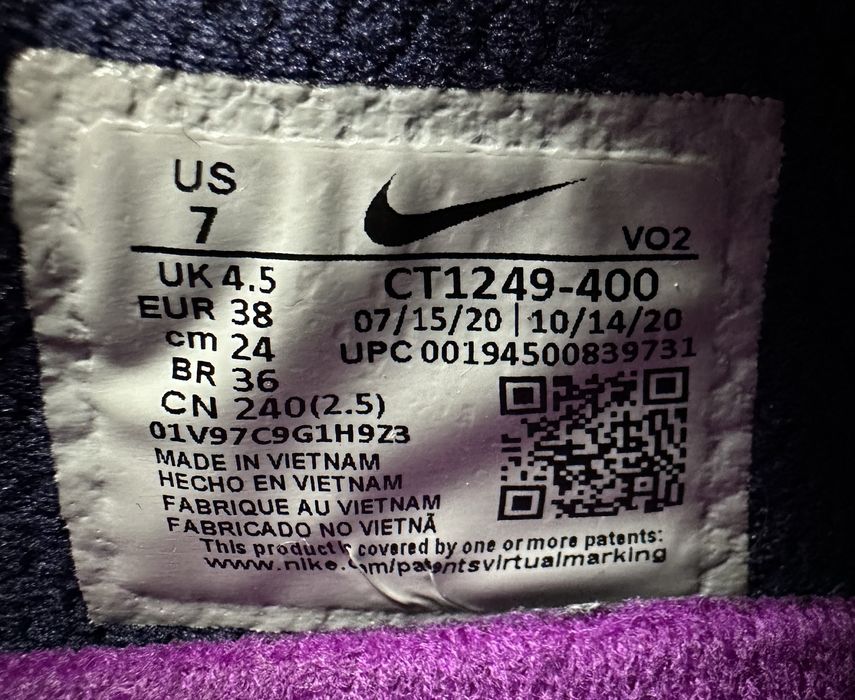 Кроссовки Nike react Metcon Turbo original 38р