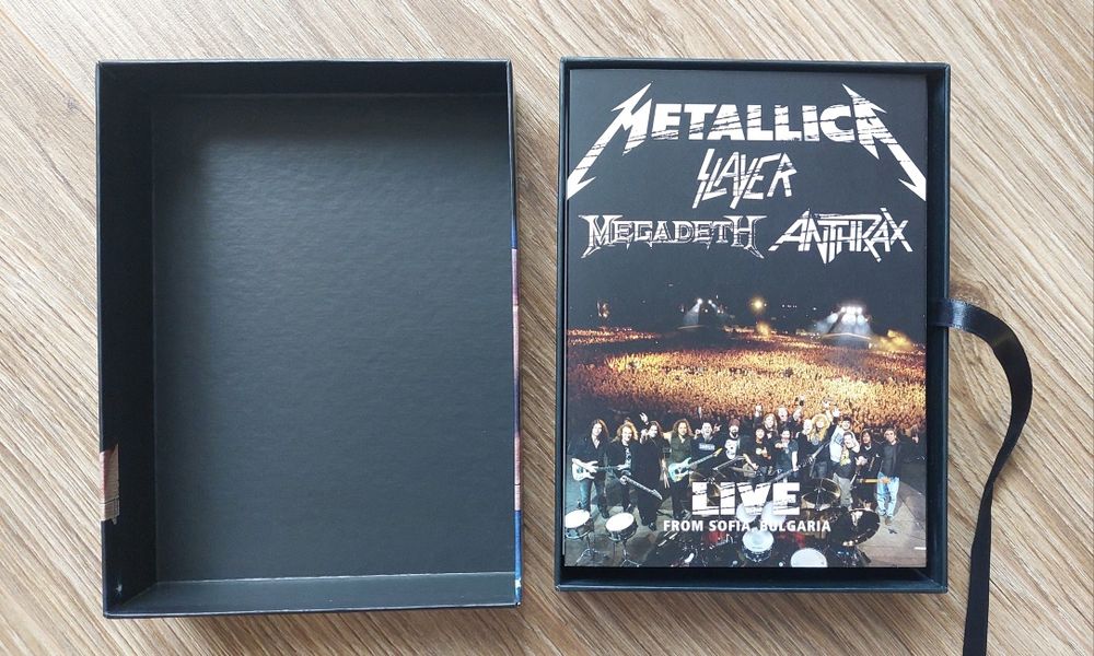 Metallica Slayer Big Four Live Sofia Bulgaria - BOX - Sonisphere DVD