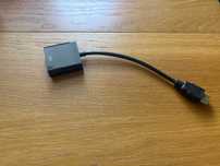 Adapter/Przejściówka VGA-->HDMI LANBERG 0.2 m