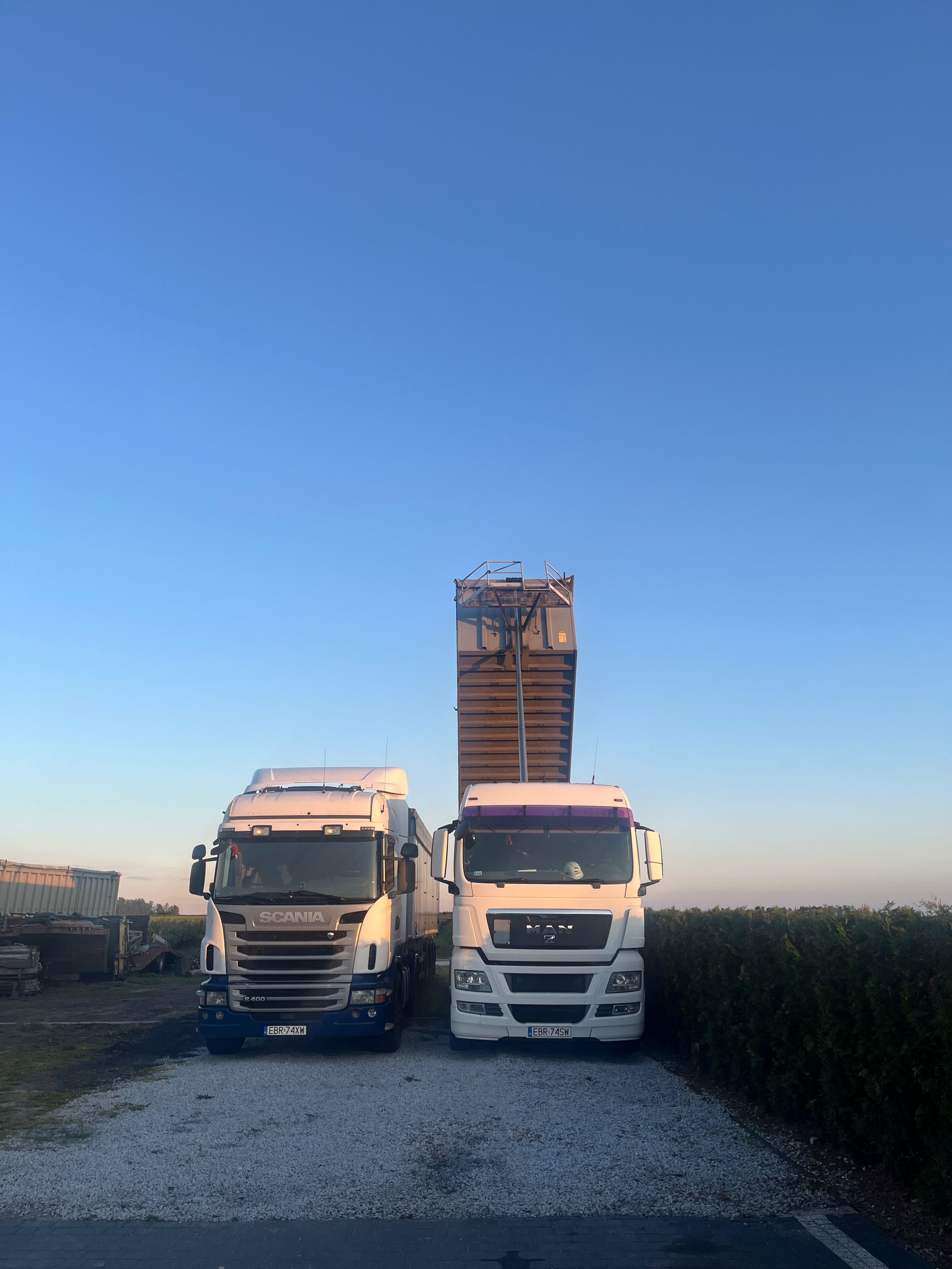 Naczepa wywrotka fliegl40m3 schwarzmuller50m3