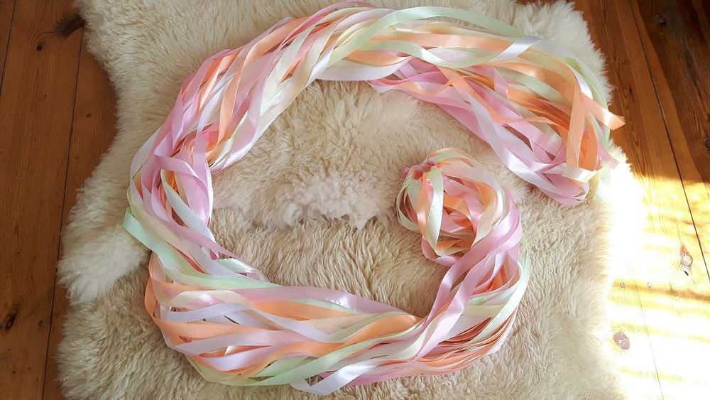 Obręcz opaska oczepinowa na bukiet ślubny