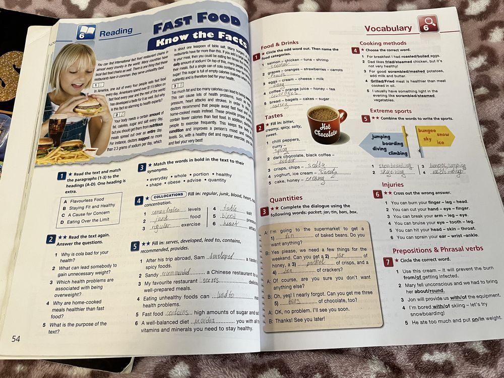 On screen 3, Student’s Book і Workbook