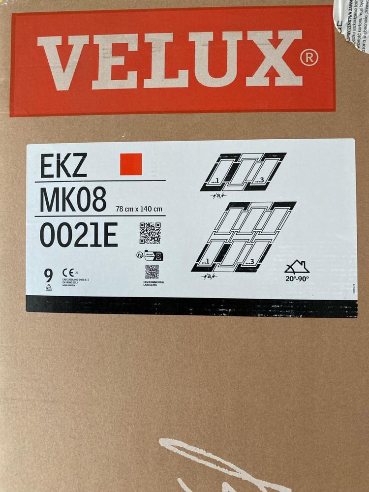 2 szt. Velux kołnierz ekz mk08 0021e