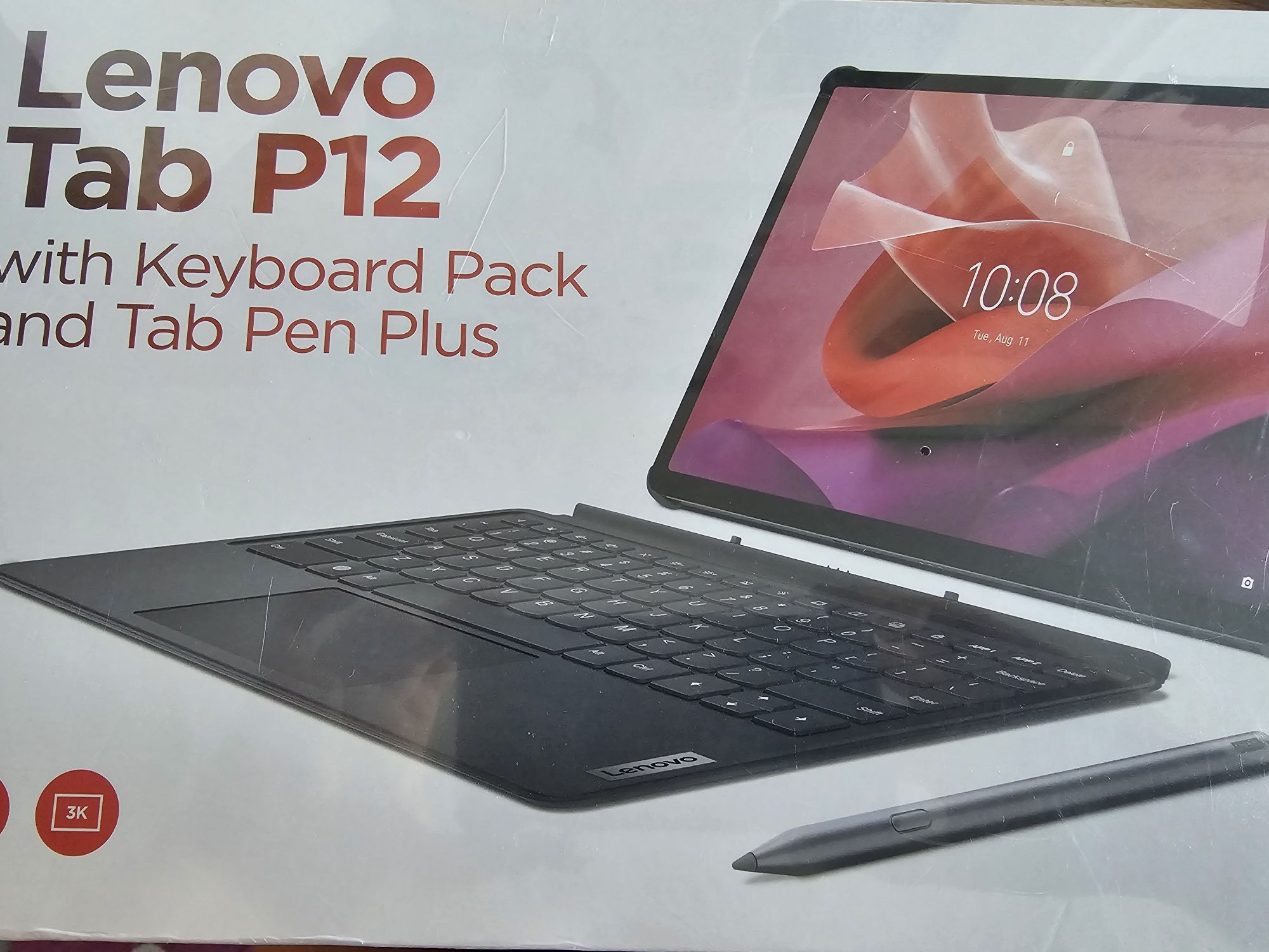 Tablet Lenovo P12 com teclado e pen