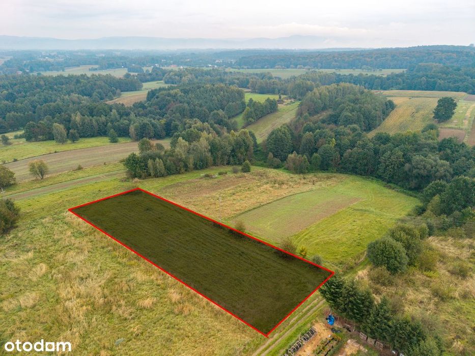 działka budowlana Jaszczew k. Krosna - 22,95 ar