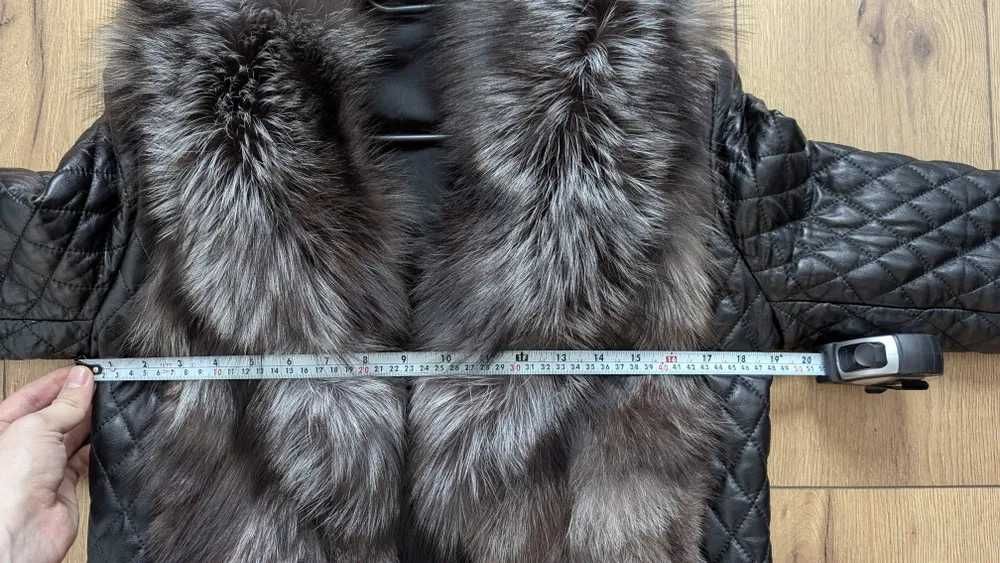 Płaszcz z prawdziwym Futrem