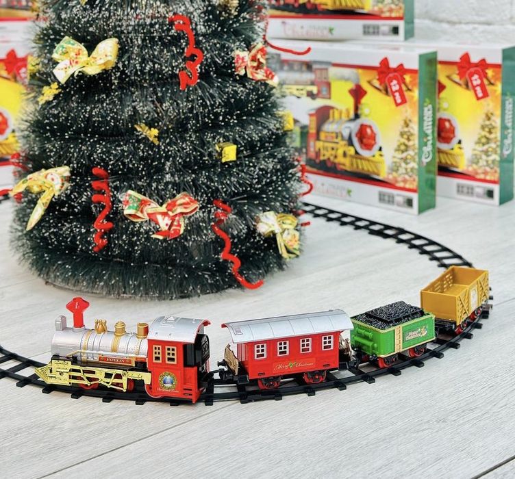 Залізна дорога поїзд новорічна залізниця