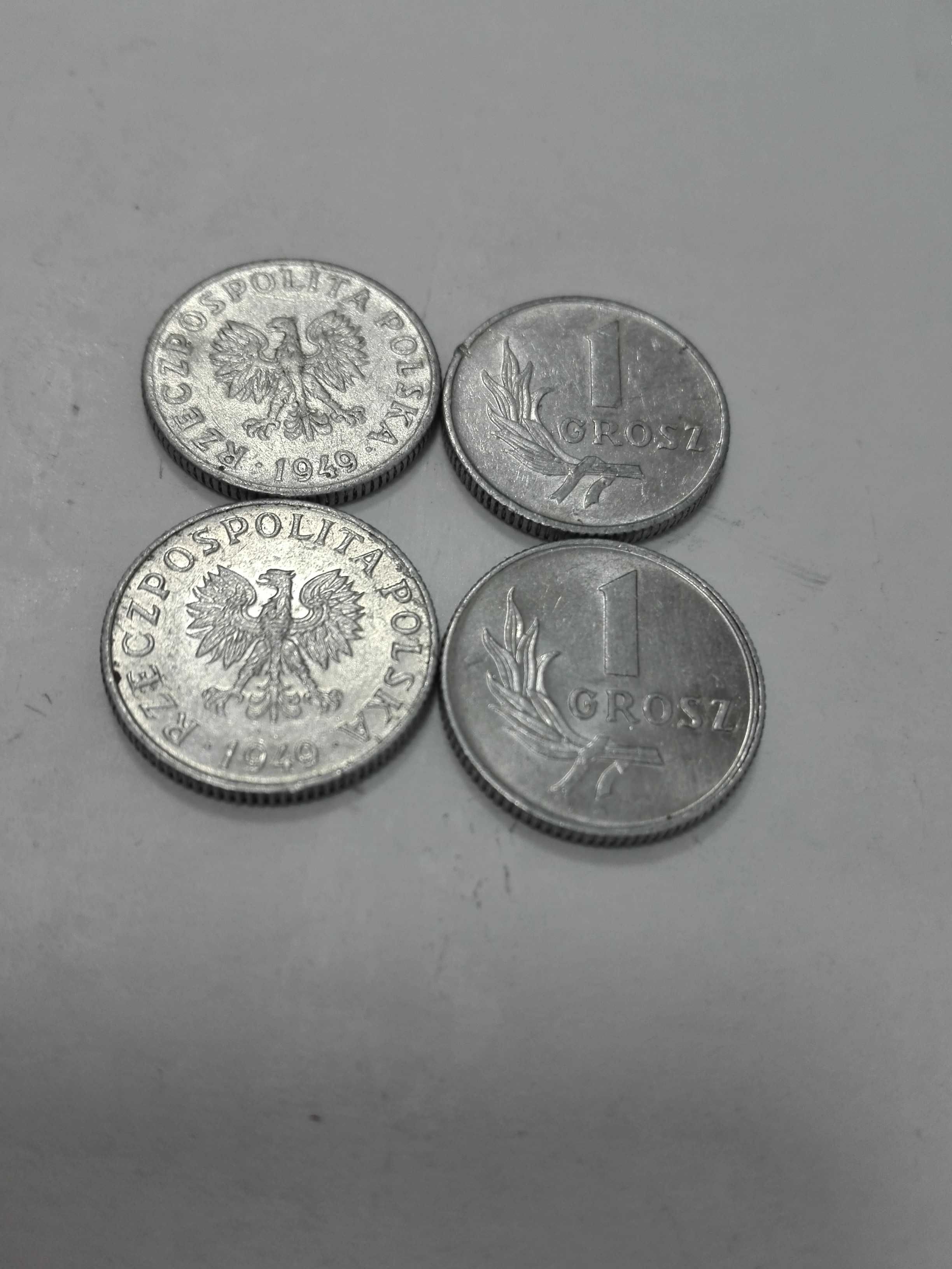 Moneta PRL 1 grosz rok wybicia 1949