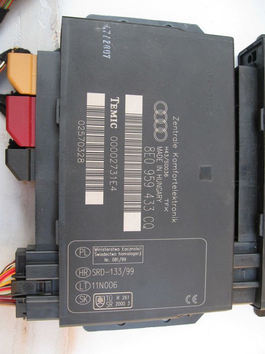 audi a4 b6 b7 moduł komfortu