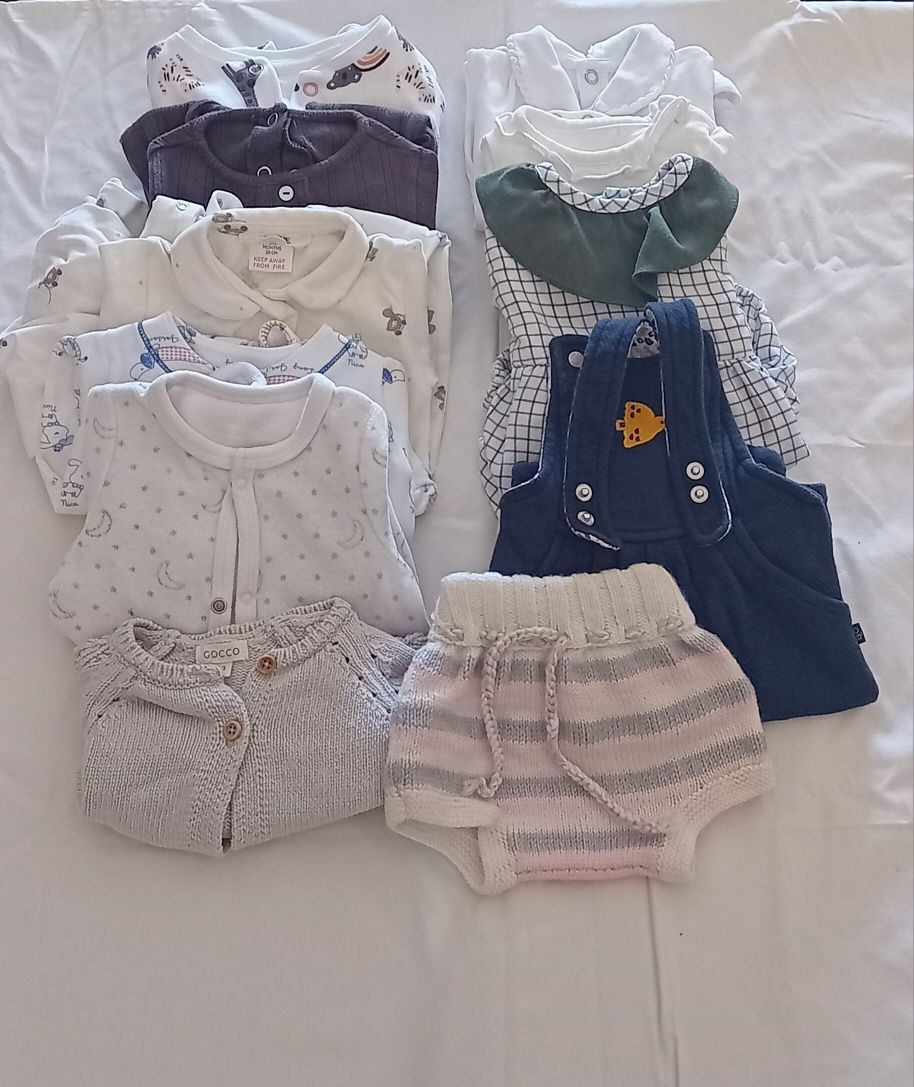 Roupa de bebé dos 0 aos 3 Meses