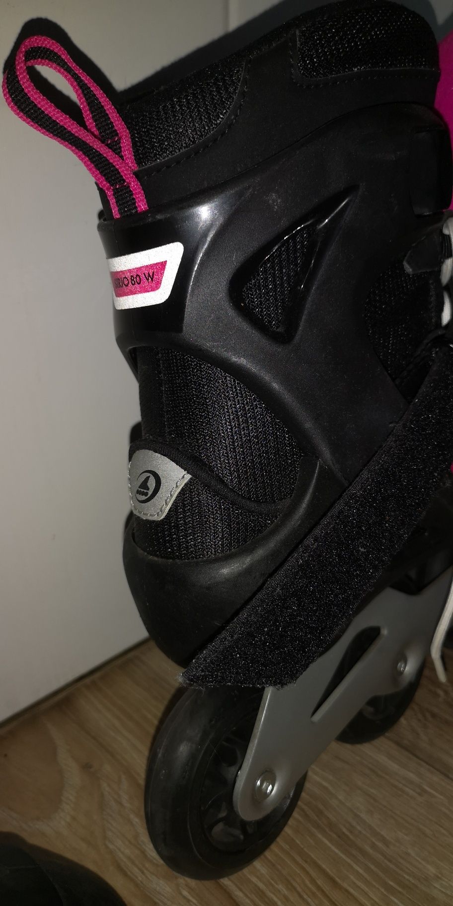 Rolki damskie Rollerblade Sirio 80 W Czarny Różowy