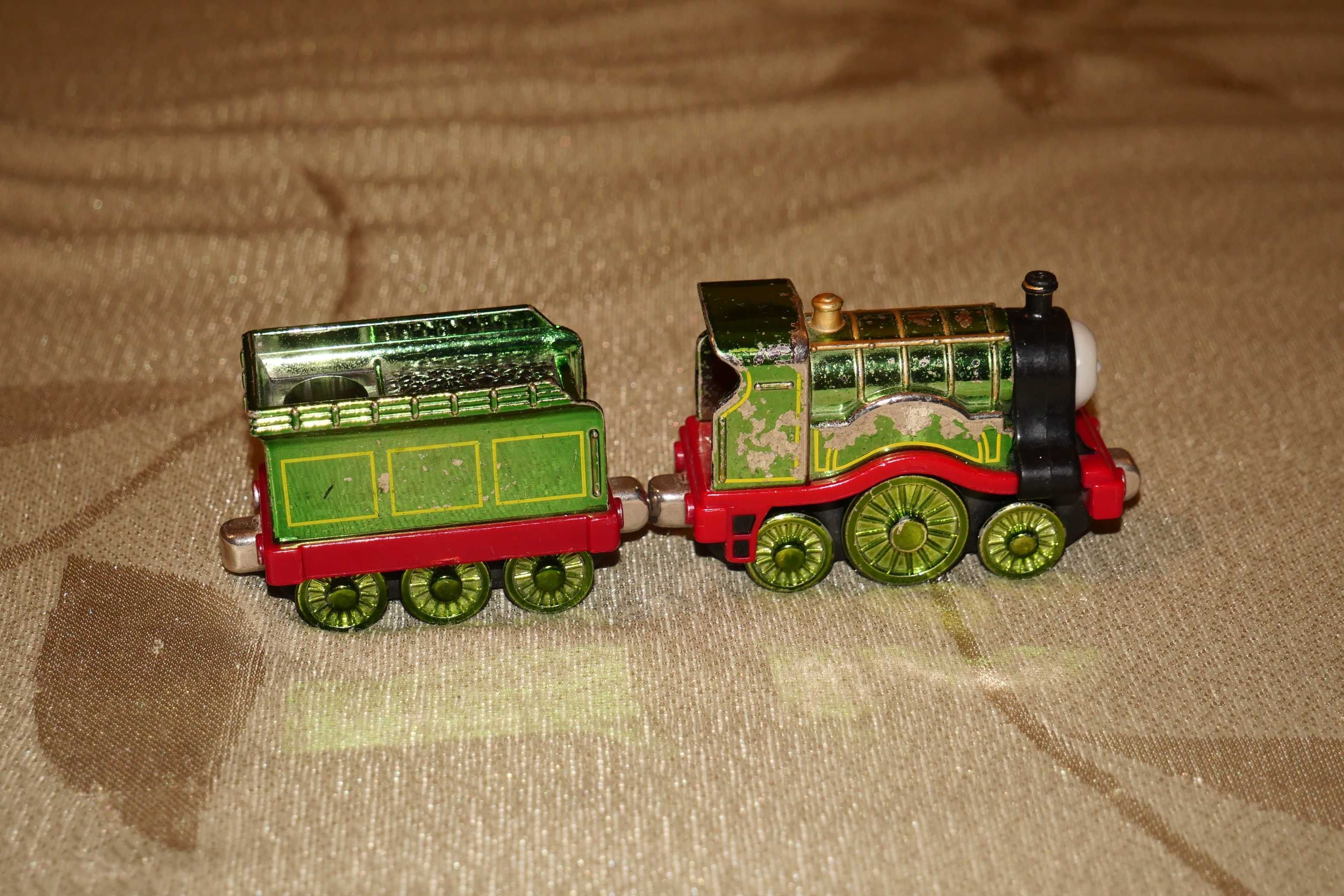 Lokomotywa + wagon Emilka Emily metallic Take Along Take-n-play Fisher