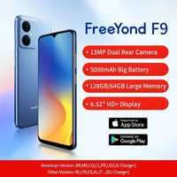 Смартфон FreeYond F9 6.5" 2+2/64Gb 3+3/128Gb 5000 mAh 13Mp M5 8/128Gb