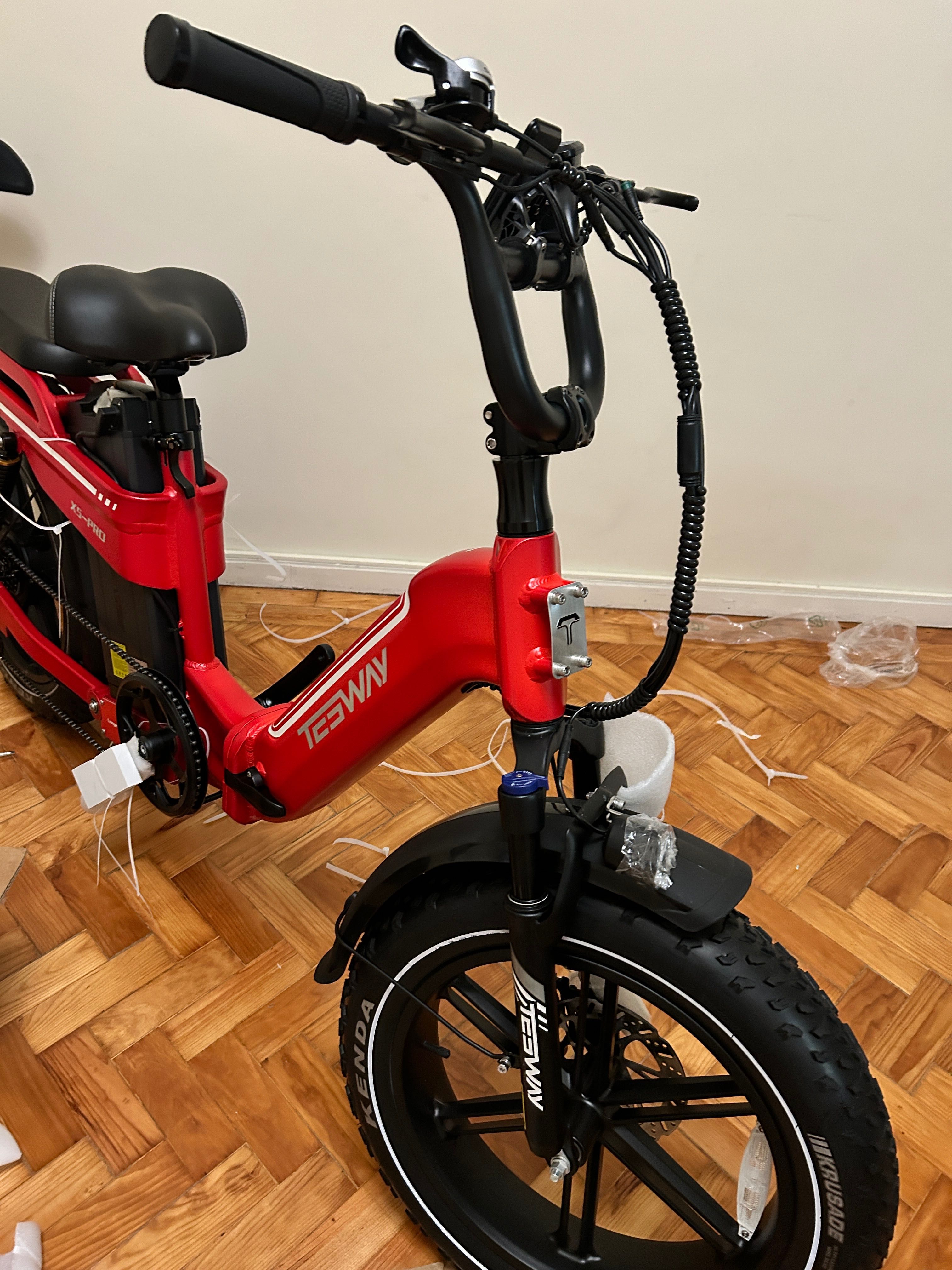 Tesway X5 Pro Step Thru 52V 60Ah 200 Miles Long Range Ebike