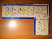 Barra de azulejos pombalinos