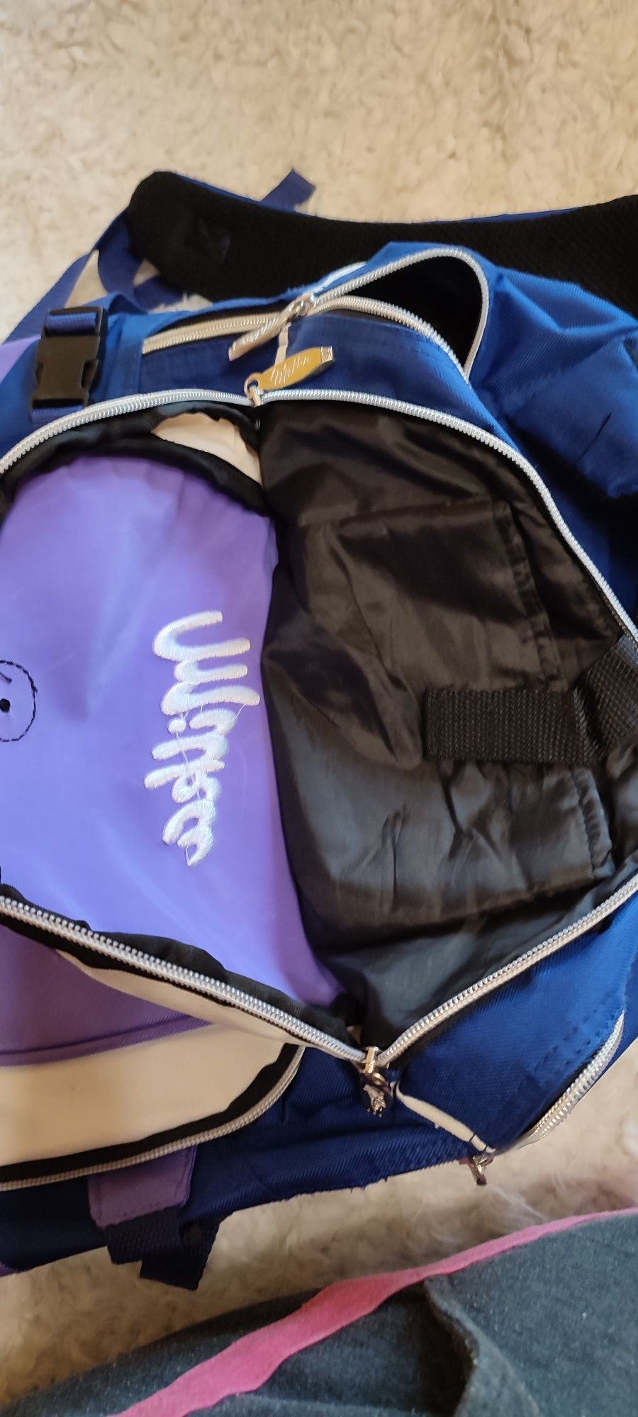 Milka - fioletowy plecak
