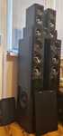 Jamo 606 czarne + subwoofer jamo mocny