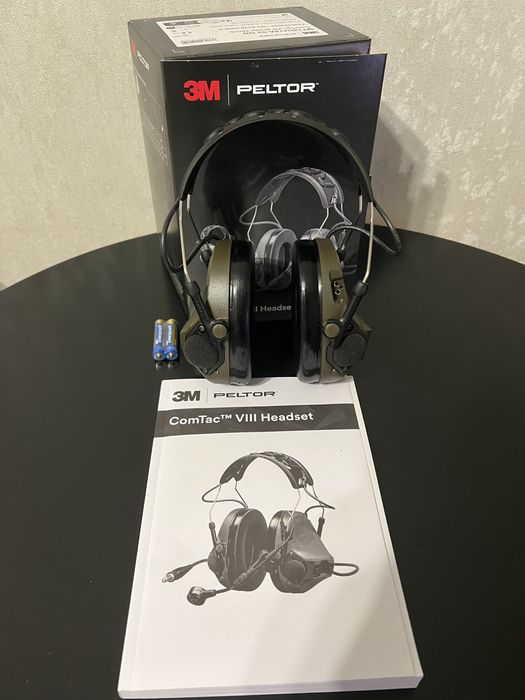 Тактичні навушники військові 3M™ PELTOR™ ComTac VIII MT14H418A-02 GN