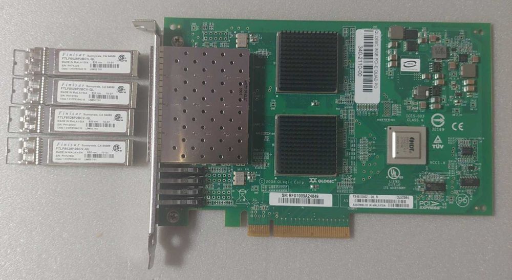 Контроллер Fibre Channel QLogic QLE2564 (PX4810402-06)