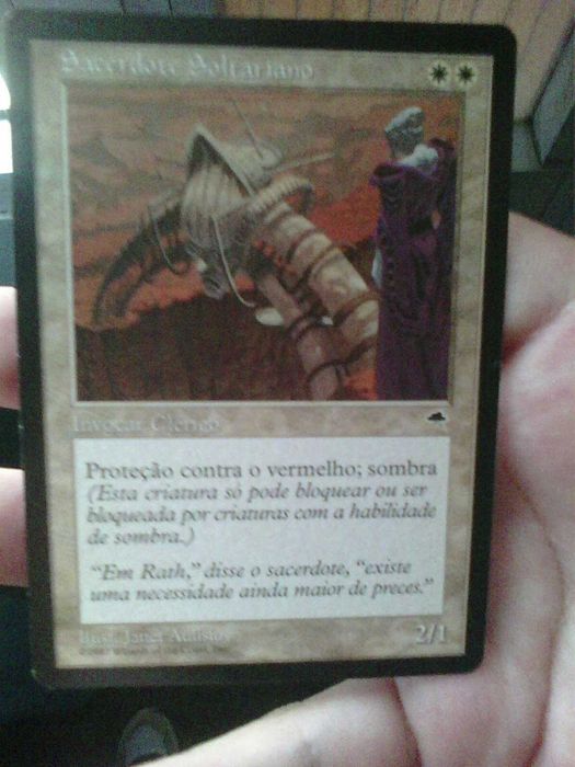 Sacerdote Soltariano carta magic the gathering portuguesa