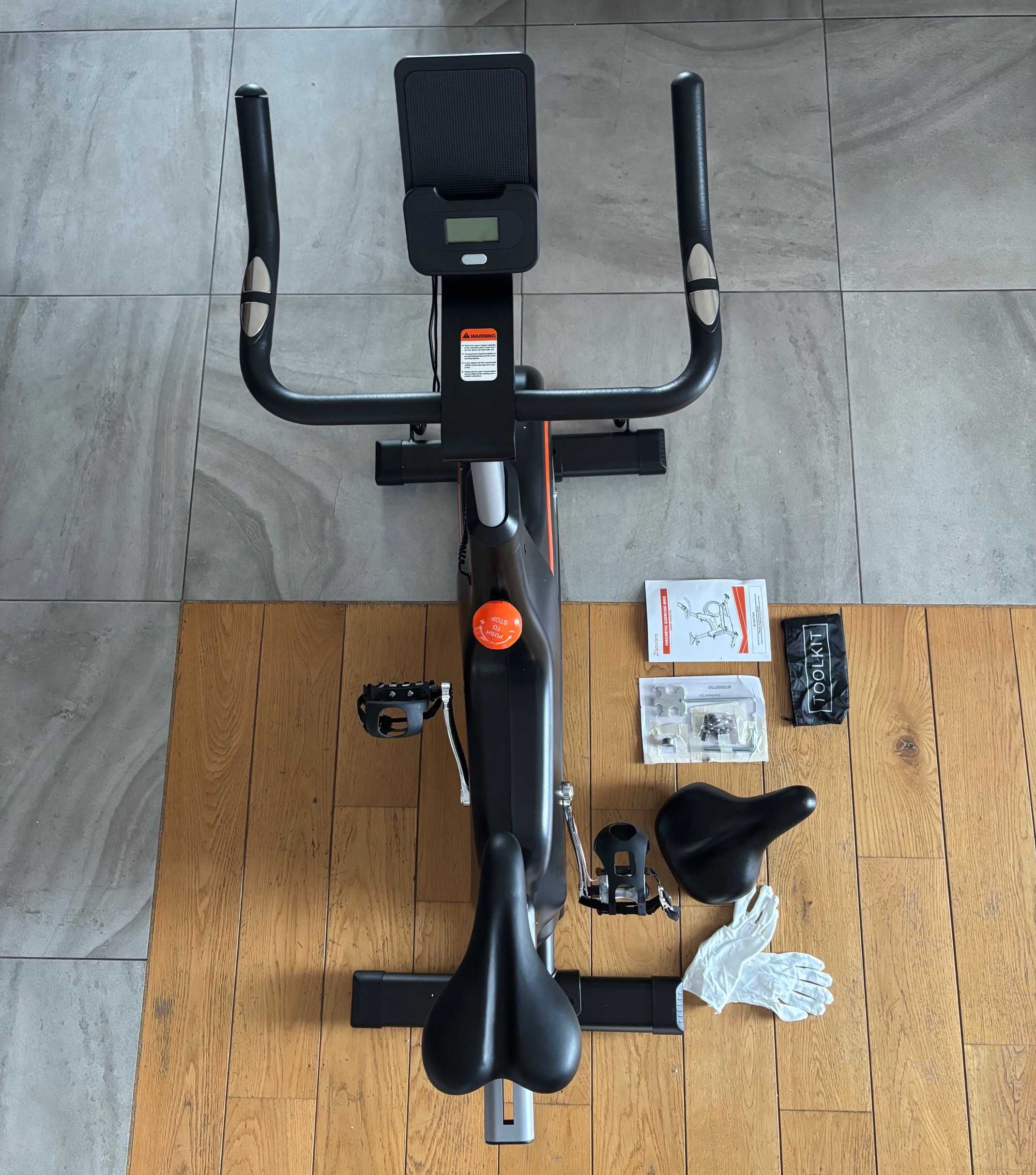 Rower treningowy 160 kg z oporem magnetycznym - Bonvork PROFESJONALNY