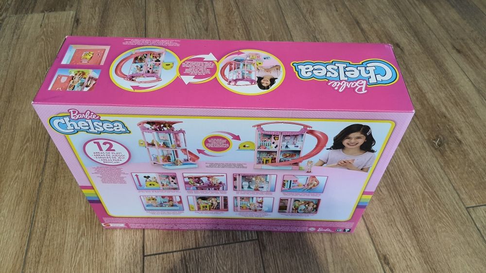 Nowy duży domek barbie hck77 chelsea