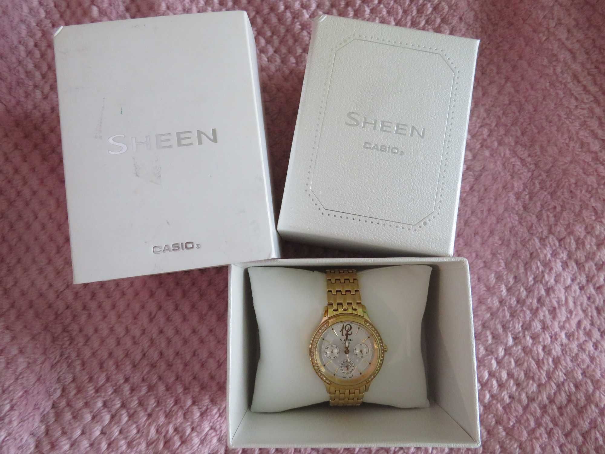 Damski Zegarek Casio Sheen SHE-3030 Swarovski MultiData