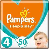 Підгузки Pampers sleep&play 4(50шт) Памперс 9-14кг