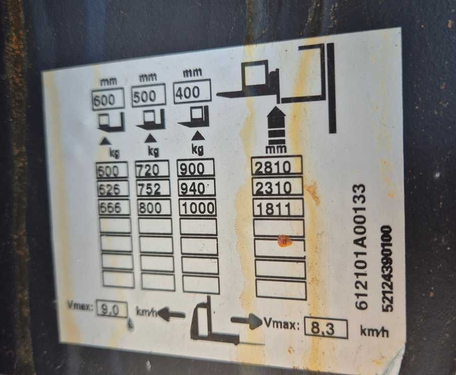 Wózek widłowy paleciak do kompletacji zamówień Still EK-X 1000kg 20r