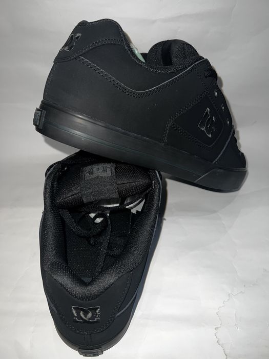 Шкіряні кеди Dc shoes 42,5 ус. 27,5 Pure кеды чорні