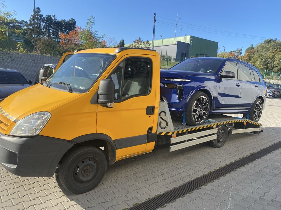 Usługi transportowe autolaweta 7/24 holowanie pomoc drogowa transport