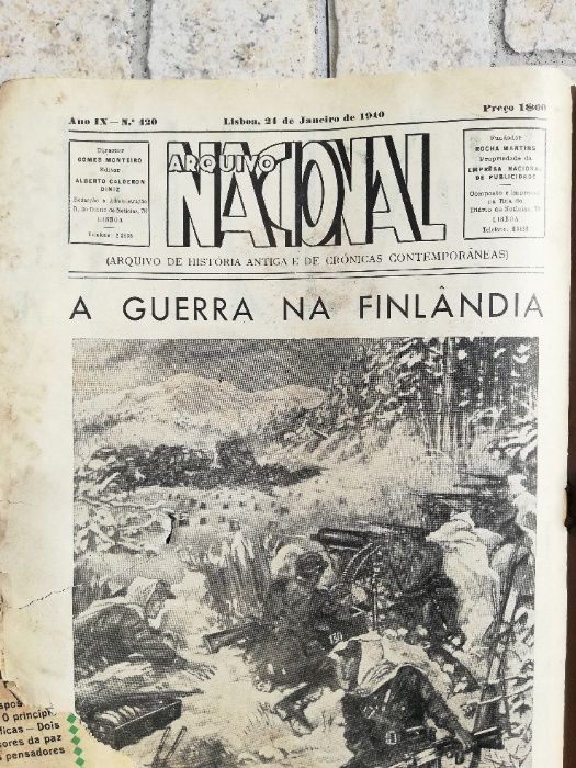 Revistas Antigas Arquivo Nacional de 1934 e 1940 - o lote das 3