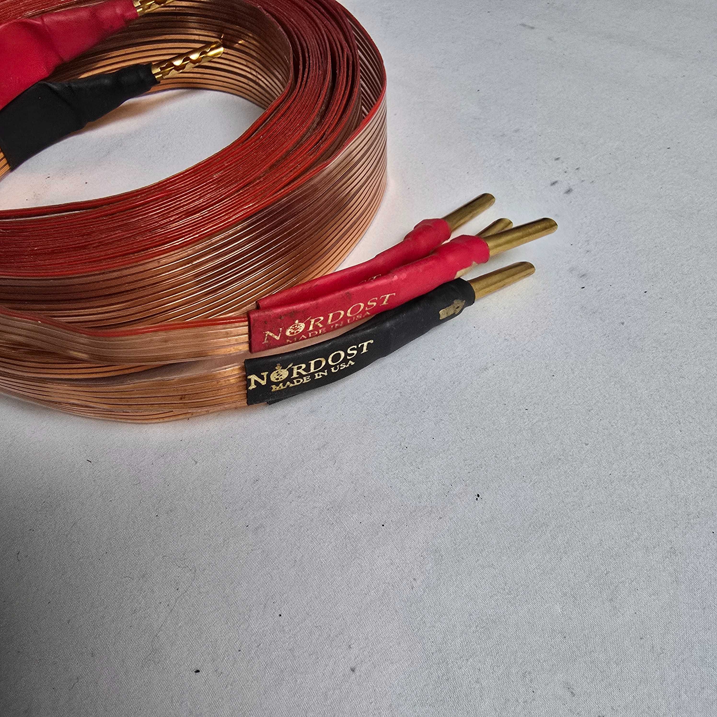 Cabos de coluna Nordost 2x6 mts Super Flatline