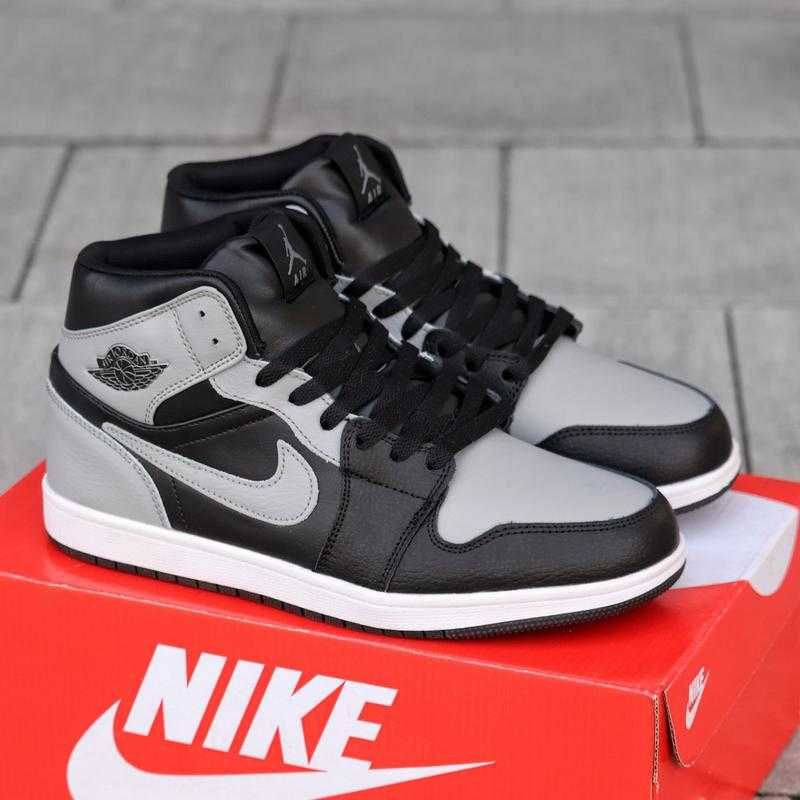 Кросівки зимові Nike Jordan 1 retro хутро Джордани чоловічі на зиму