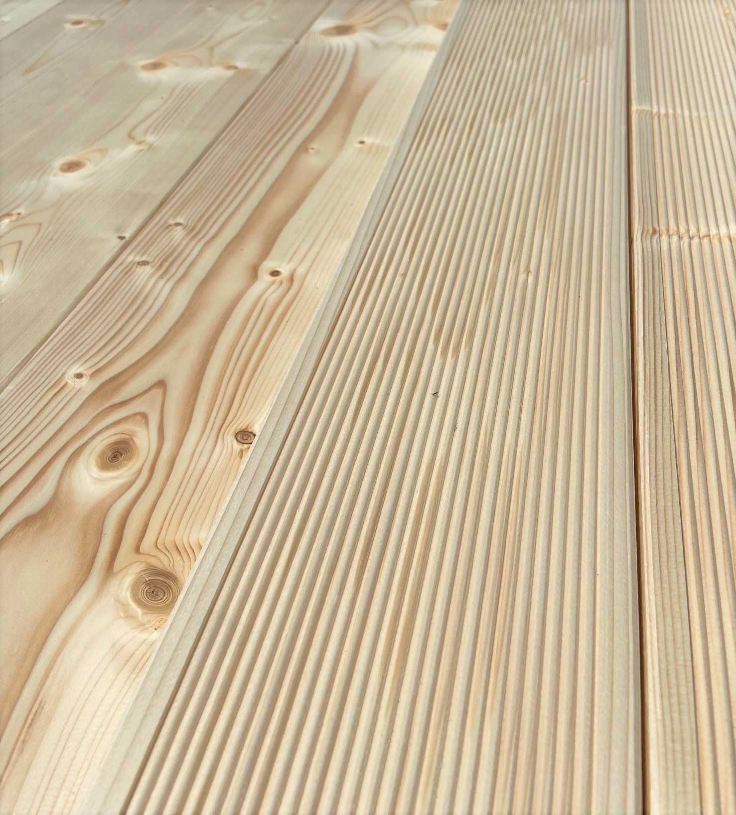 Deska tarasowa modrzew syb. 27x142 mm długość 4,0m
