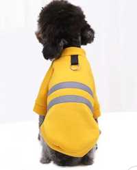 Одежда для собак толстовка с светоотражающими полосками
