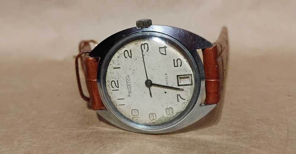 Zegarek Męski Wostok 17 JEWELS 2414  data na cyfrze 6