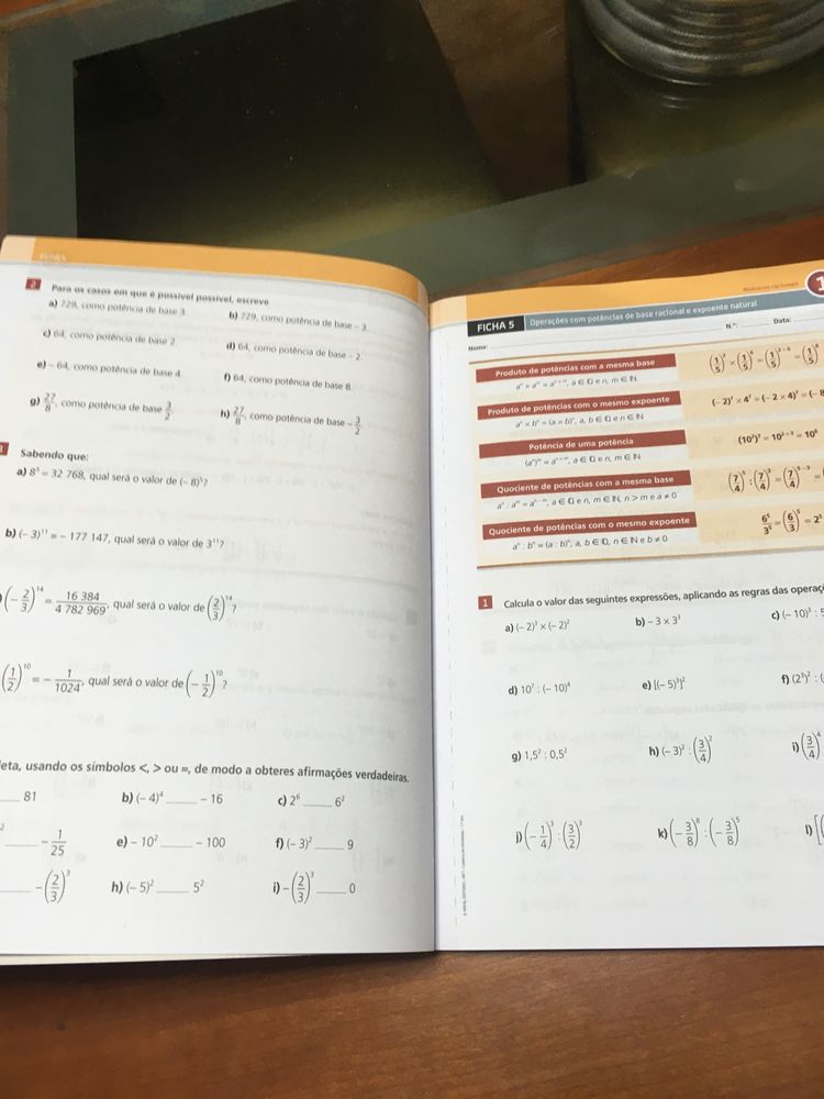 Caderno de atividades matemática 7 ano