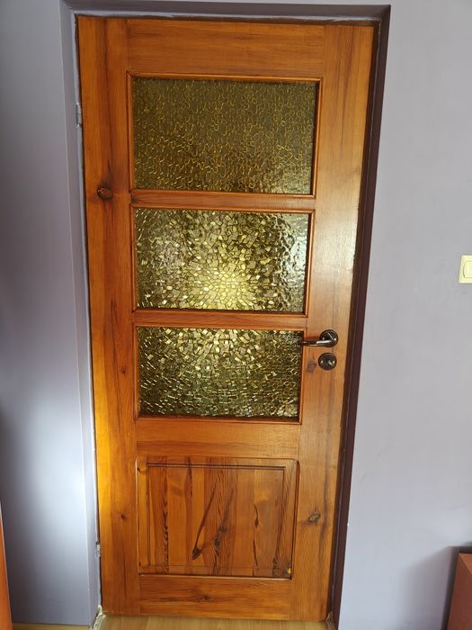 Drzwi drewniane sosnowe