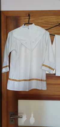 Ķomża komunijna 134 + spodnie białe