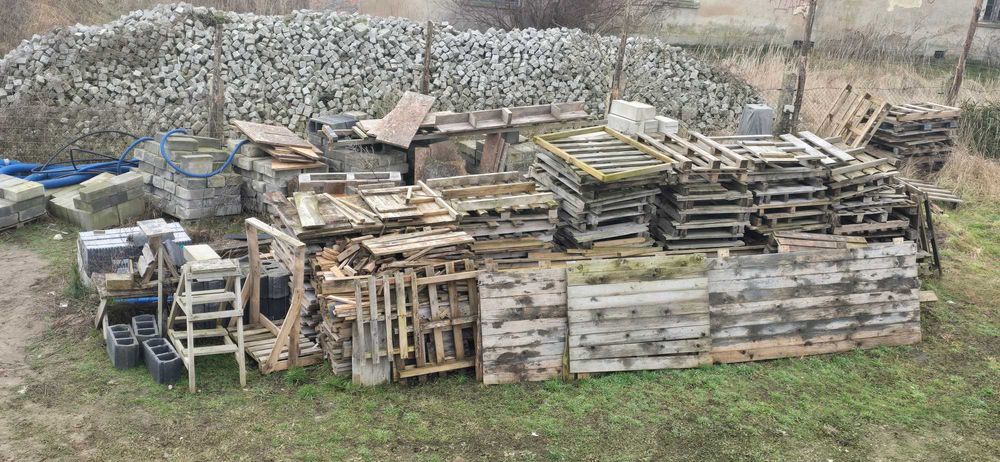 Drewno na opał - palety, kantówki, deski