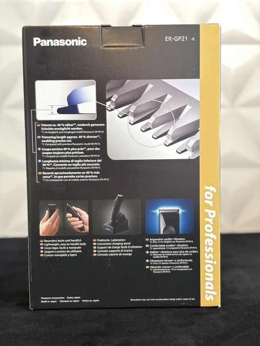 Професійна тримерна машинка Panasonic ER-GP21-K